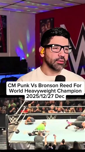 CM Punk vs Bronson Reed for World Heavyweight Championship