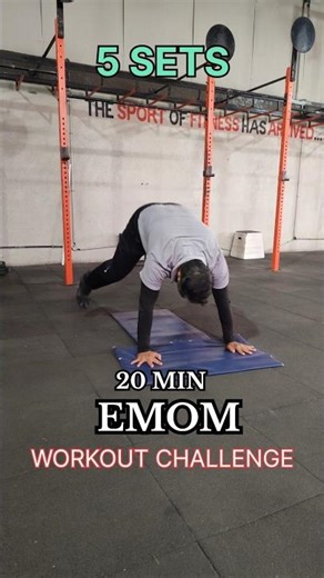 20 Minutes EMOM Bodyweight Workout Challenge. #gym #viral #trending #shorts #fitness #workout