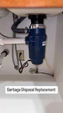 Replacing a garbage disposal with a ISE Badger V Garbage Disposal #plumber#garbagedisposal#steps