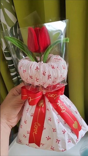 Single flower wrapping tutorial #easywrappingtutorial