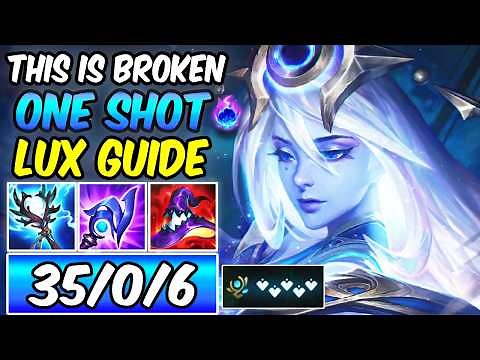 LUX IS GOD TIER - HOW TO PLAY & CARRY S+ | Best Build & Runes Season 16 LUX GUIDE League of Legends