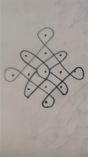 5dots easy simple kambi muggulu daily beginners sikku kolam