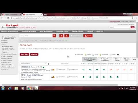 How to Use Rockwell’s Product Compatibility and Download Center to Download Software and Firmware