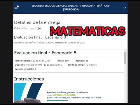 MATEMÁTICAS 1|| Examen Final || Resuelto.