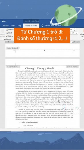 Cách Đánh Số Trang Chuẩn Trong Word Cho Tiểu Luận, Luận Văn