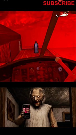 Granny🚁New Helicopter Escape😱 #granny #gaming #horror #shorts
