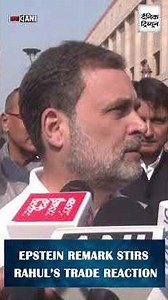 Rahul Gandhi drops ‘Epstein file’ remark in first response to India–US trade deal, sparks row