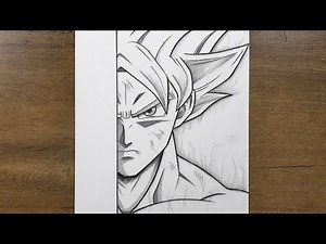 How to Draw Goku Ultra Instinct | Step-by-Step Anime Drawing Tutorial
