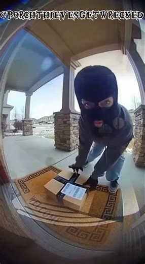 Paint Trap Goes OFF — Porch Pirate LOSES IT 😤🎨 (Ring Cam)