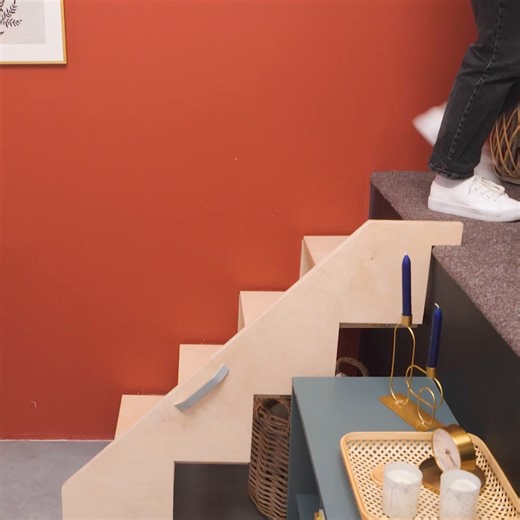 3.7M views · 31K reactions | Space-Saving Staircase For Tiny Rooms! | Everyday Life | Facebook
