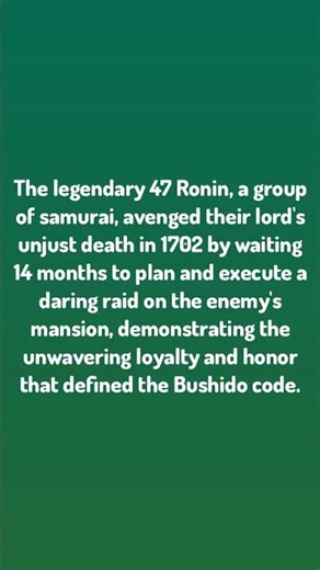 Japan History / The legendary 47 Ronin, a group of samurai, avenged ...