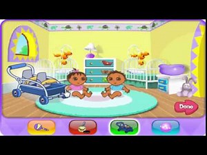 Dora's playtime with twins