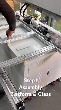 Step 1: Install Platform & Glass | How to Set Up COF Bonding Machine MST-B100 After You Receive