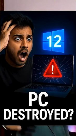 Windows 12 Might BREAK Your PC… 😳 (Big Warning) I #shorts #tech #techshorts