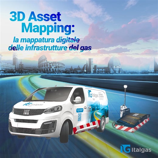 🚀 Al via "3D Asset Mapping", un progetto innovativo che rivoluziona la mappatura digitale di reti e impianti sopra e sottosuolo. 🚙 Grazie a un automezzo tecnologico e alla realtà aumentata, basterà inquadrare un’area per visualizzare su tablet tutte le infrastrutture del gas interrate, dalle tubazioni principali alle colonne montanti sulle facciate degli edifici. 🎯 I vantaggi? Permetterà di disporre di mappe digitali e aggiornate delle reti presenti nei territori, garantendo maggiore efficien