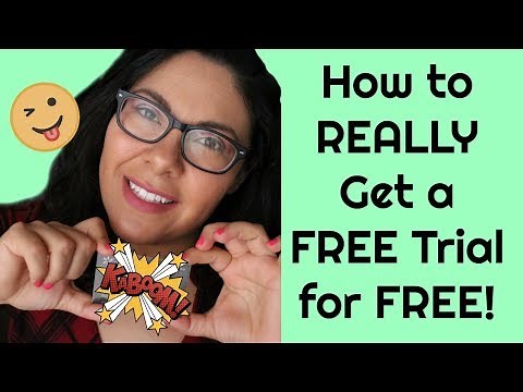Life Hack: How to Get FREE Trials with out Giving Your Credit Card Info!!
