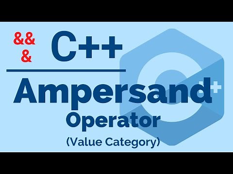 C++ - Ampersand Value Category
