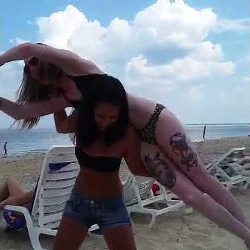 #liftcarry | Two girls lift and carry each other part-1 | #stronggirl