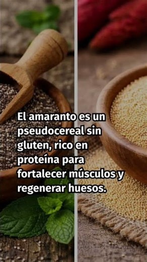 ​¿Estás consumiendo estas semillas ? 🤯✨​La chía y el amaranto son alimentos espectaculares,