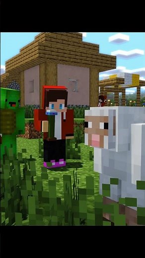JJ made a shrink ray - MAIZEN Minecraft Animation #shorts