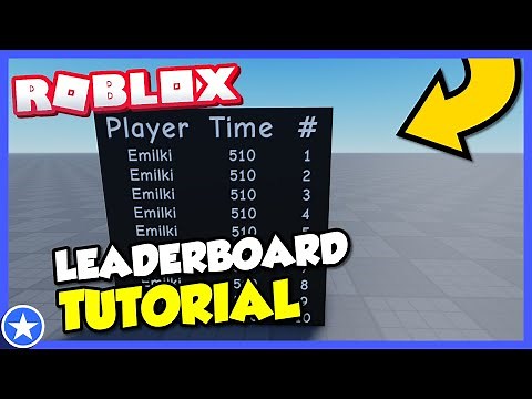 ROBLOX Global Leaderboard Tutorial
