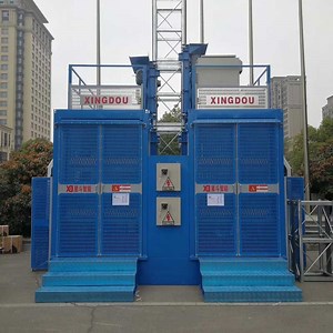 [Hot Item] Sc200/200 2ton Double Cage Passenger Hoist Construction Hoist