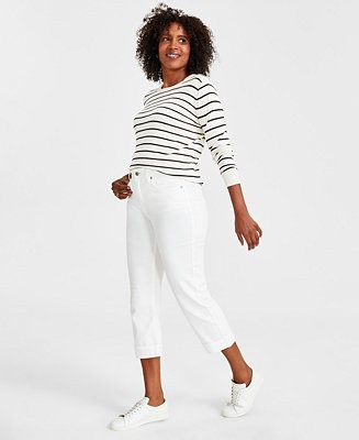 Style & Co Women's Mid-Rise Curvy Capri Jeans, Exclusively at Macy's - Macy's
