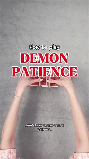 Here’s how to play Demon Patience #solitaired #solitaire #cardgames | Card Games