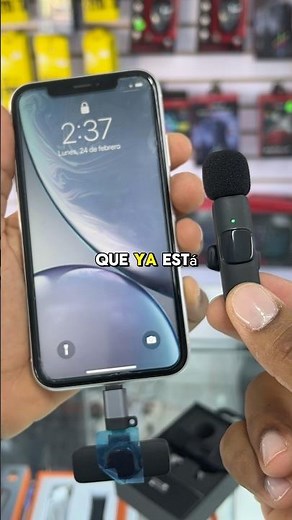 🎤This is how we can connect wireless microphones to our cell phone 📱