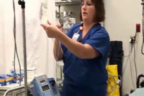 Push-Pull Method for IV Fluid Bolus