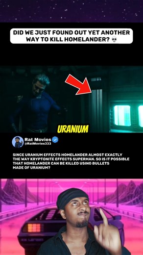 Can Homelander Be Killed Using Uranium Bullets? 💀 #shorts
