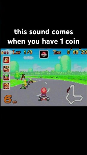 annoying sound in mk super circut #mariokart #short #mariokartsupercircuit