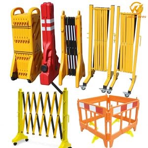 [Hot Item] Barricada Plástica Expandible Portátil Jackwin, Barrera Extensible, Valla de Seguridad Plegable