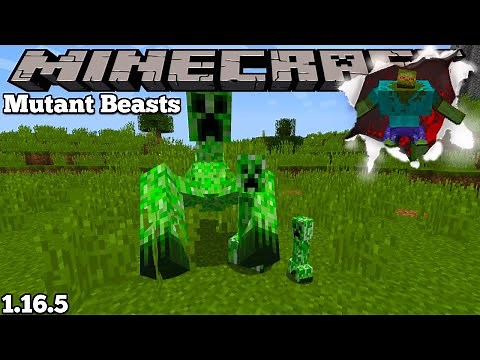 MUTANT BEASTS MOD - MINECRAFT 1.16.5 (MOD SHOWCASE)