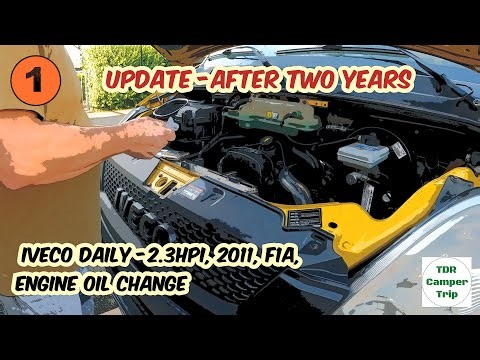 UPDATE CAMPERVAN Conversion - How to change ENGINE OIL #automobile #wohnmobil #motorhome