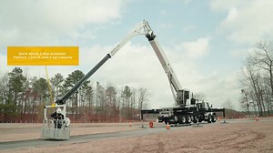 3.5K views · 157 reactions | Altec's AC65E-155S features a maximum lift capacity of 130,000 pounds and 155 feet of extended length, making it our largest and most durable telescopic boom truck crane. Take a look at it in action! | Altec Inc. | Facebook