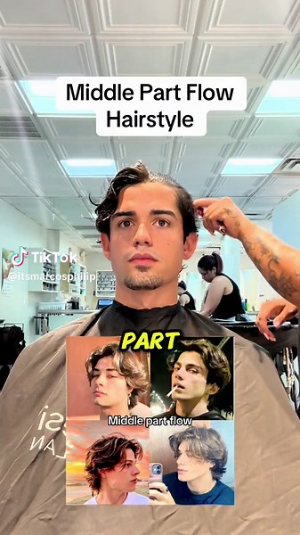 How to Get the Perfect Middle Part Hairstyle