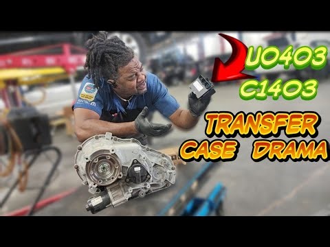 This Transfer Case DTCM Module Drive Mechanics Crazy. U0403 C1403