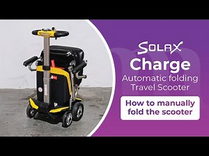 Solax - Charge -How to manually fold this automatic folding scooter