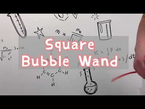 Summer Science Experiment: Create fun bubble shapes with your own bubble makers