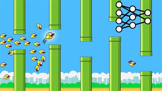 AI Learns to Play Flappy Bird