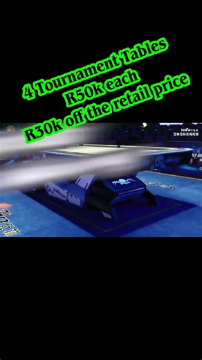 Limited Time Offer: Tournament Pool Tables for Sale