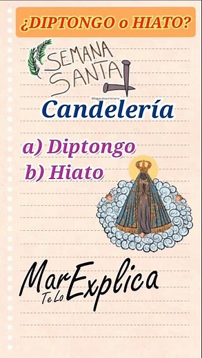✅ DIPTONGO y HIATO con vocabulario de Semana Santa #español #ortografía #lenguaespañola