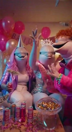 these dolphins showed up in the most iconic outfits #dolphin #costume #party