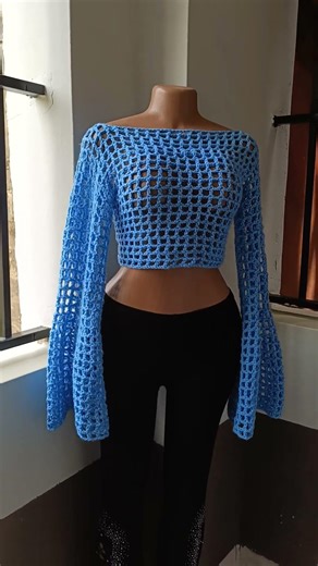 crochet mesh top 🥹😍😍 tutorial on the channel😍#crochetshrug #crochet #handmadecrochet