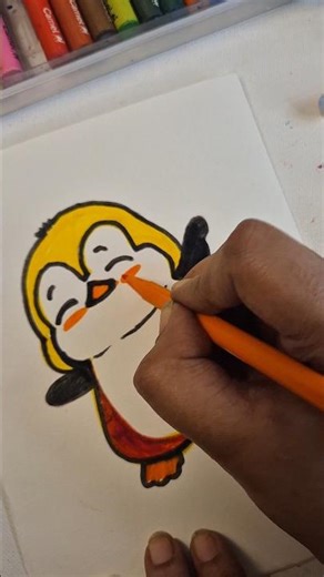 How to Draw a Cute Penguin 🐧 Easy & Simple Drawing for Beginners