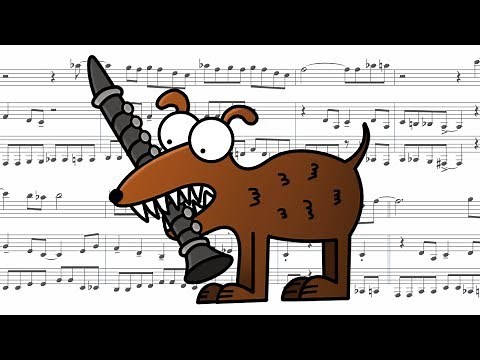 Easy Clarinet 'New Orleans' Blues duet with solo on top -Trio!