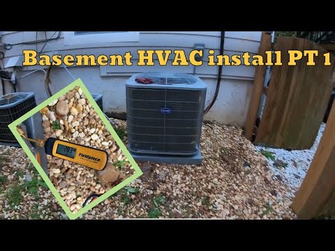 Installing Carrier 1.5 ton complete system & ductwork #hvaccontractor #coolingsolutions #hvac