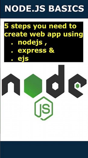 009 #nodejs - Create website in node js using Express.Js and EJS