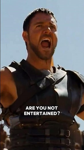 “Are You Not Entertained?” | Gladiator (2000) #shorts #gladiator #movieclips